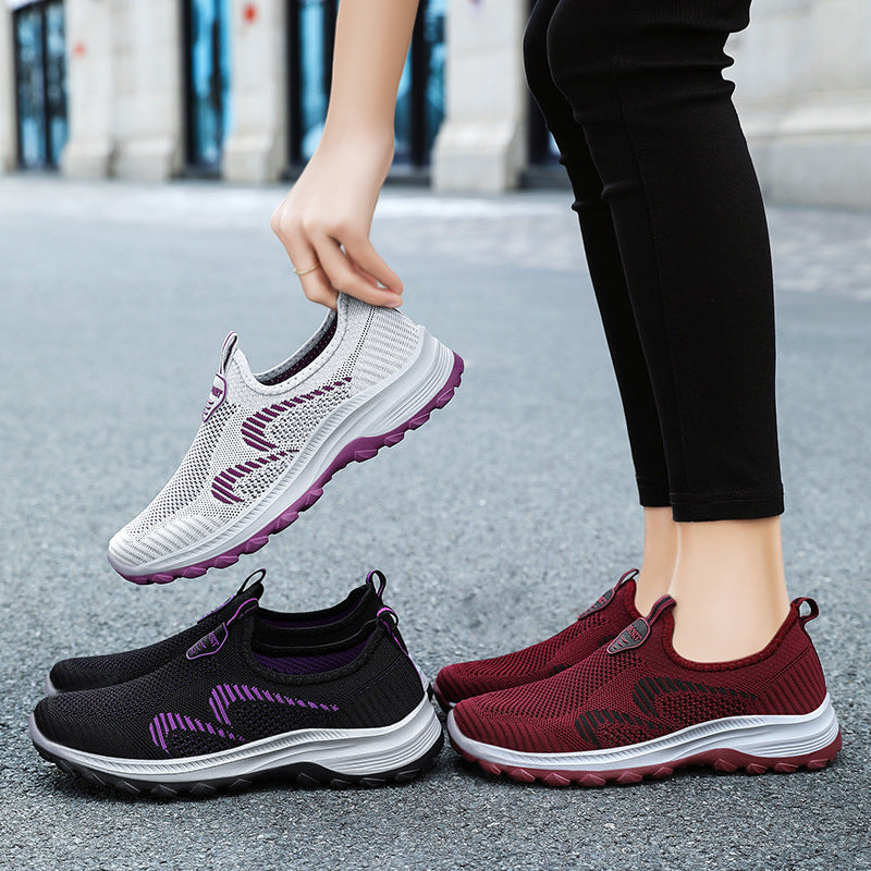 Femme Slip-On Sport Sneakers med polstret indersål og åndbart overmateriale Stilla