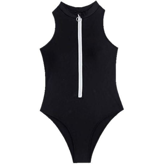 Dame High-Cut lynlås bodysuit badedragt Stilla