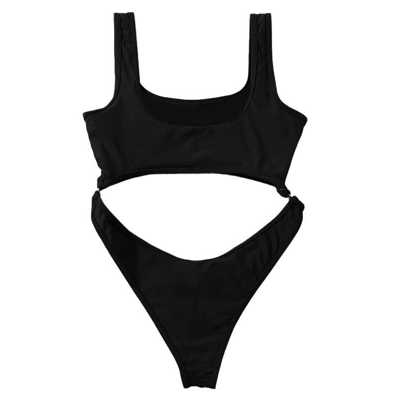 Dame Cut-Out Højskåret Bodysuit Stilla