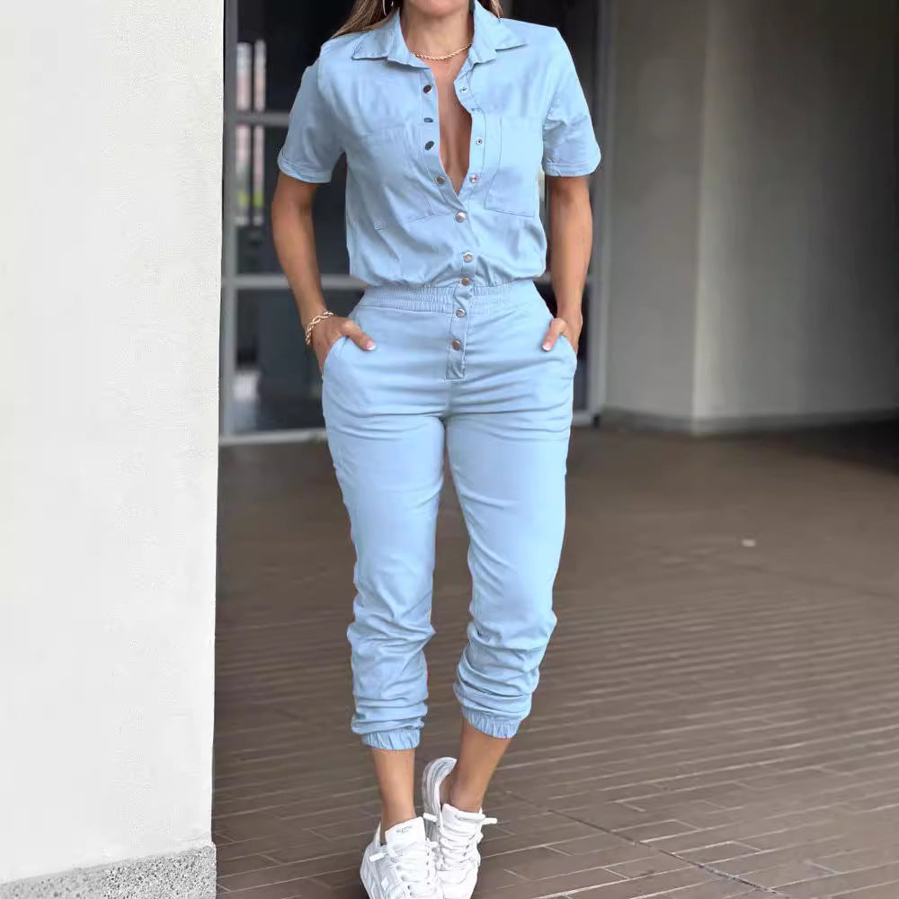 Dame jumpsuit i afslappet stil Stilla