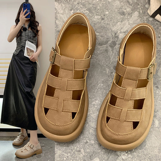 Dame åbne clogs med moderne spænde lukning og ergonomisk sål Stilla