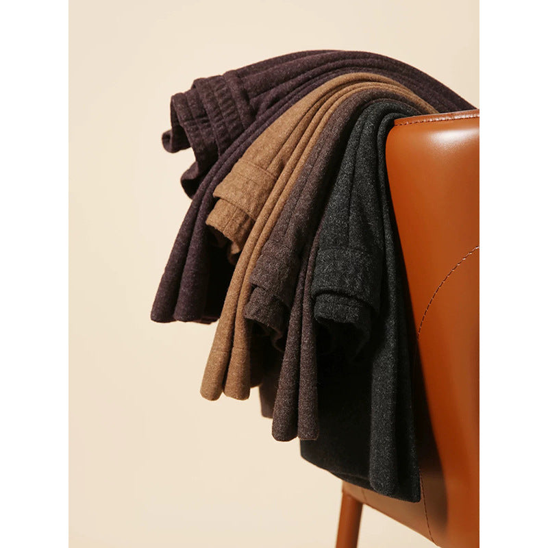 Dame elegant Culotte-bukser med vidt skåret ben og høj talje Stilla