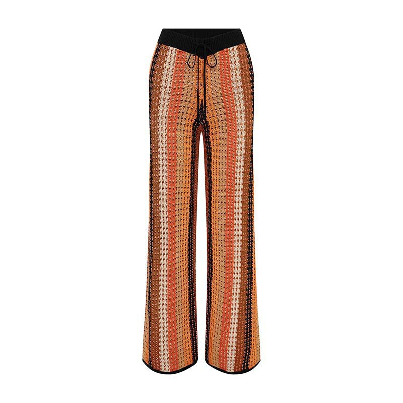 Dame afslappet skjorte og palazzo buksedragt Stilla