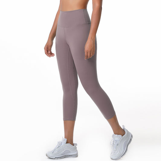 Dame højtydende leggings med høj talje og åndbart stof Stilla