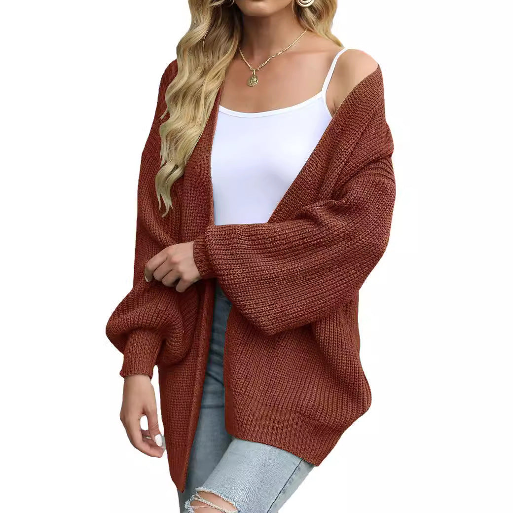 Femme Oversized Chunky Strikjakke Stilla