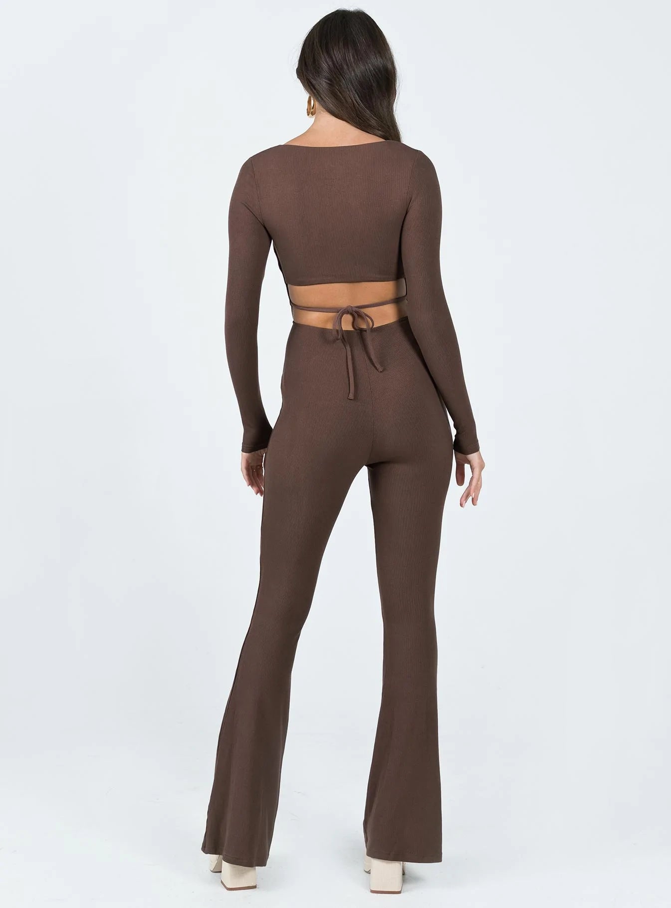 Dame figurnærende jumpsuit Stilla