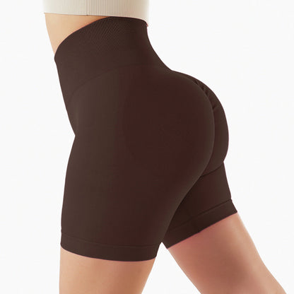 Stilla | High Waist Yoga Shorts Hip Raise Fitness Pants Til Tight Running Exercise Ydre Tøj