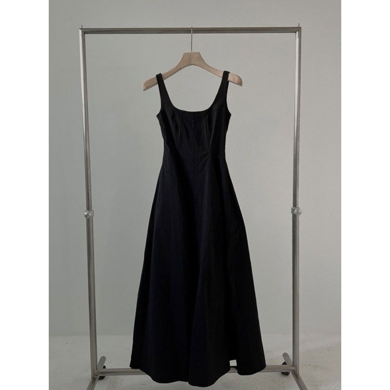 Dame A-linje Uden ærmer Maxikjole Stilla