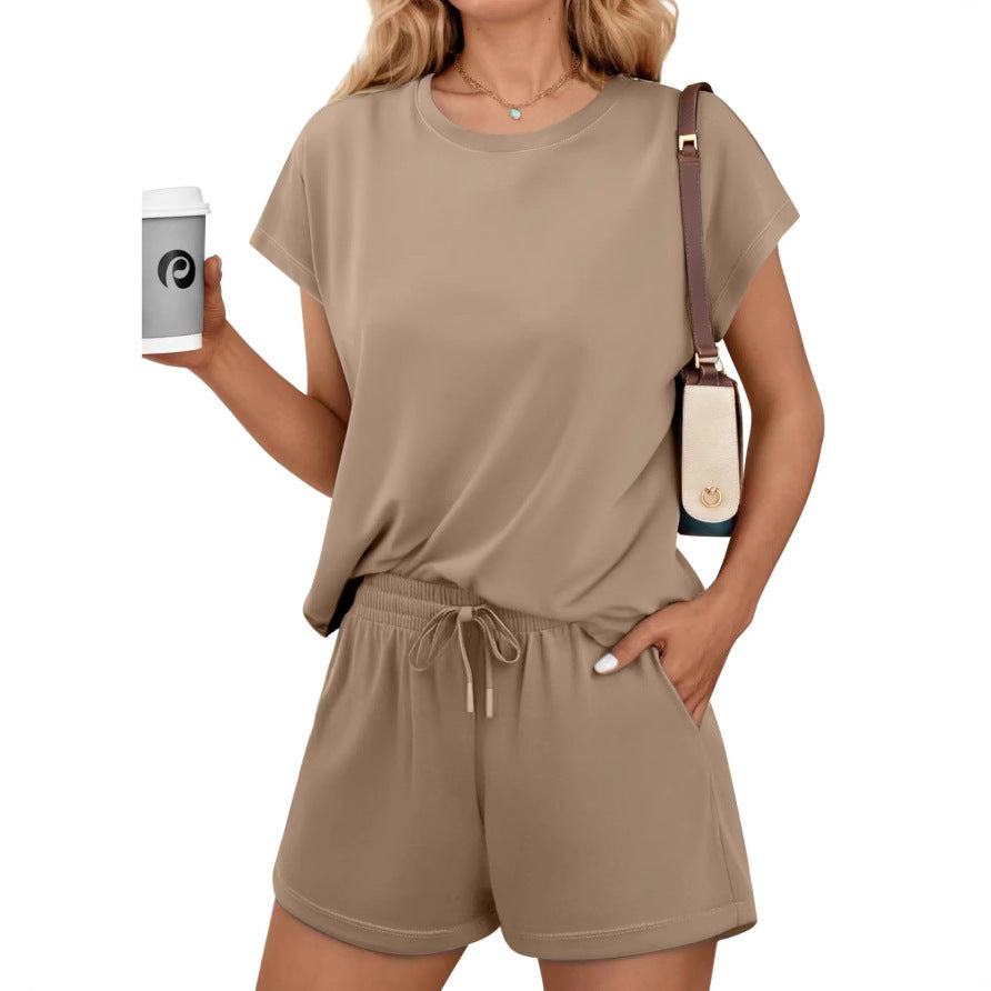 Dame afslappet fritidssæt med elastisk talje og behagelig pasform Stilla