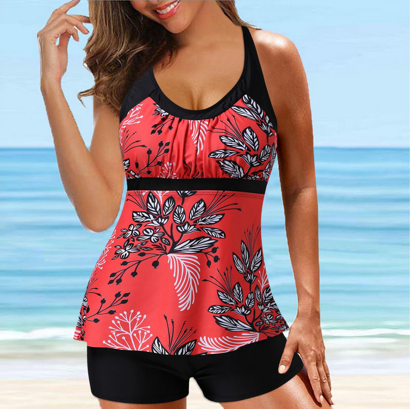 Dame Sport Tankini-Sæt med udvidet top og behagelige shorts Stilla