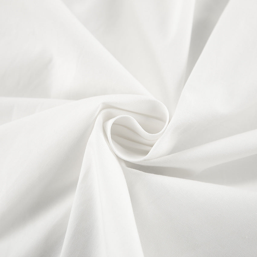 Dame elegant bluse med ruffle detaljer og legende snoretræk Stilla