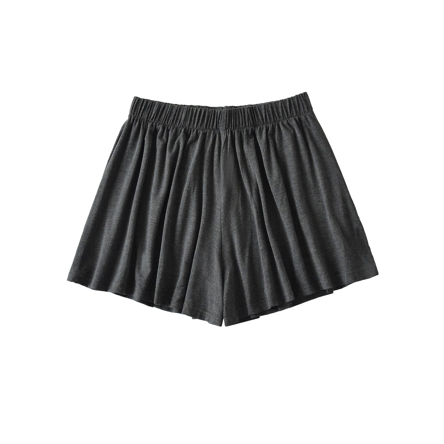 Dame afslappede shorts med elastisk talje og svajende kant Stilla