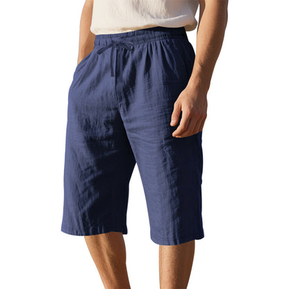 Herrer casual sommer-shorts med elastisk talje og praktiske sidelommer Stilla
