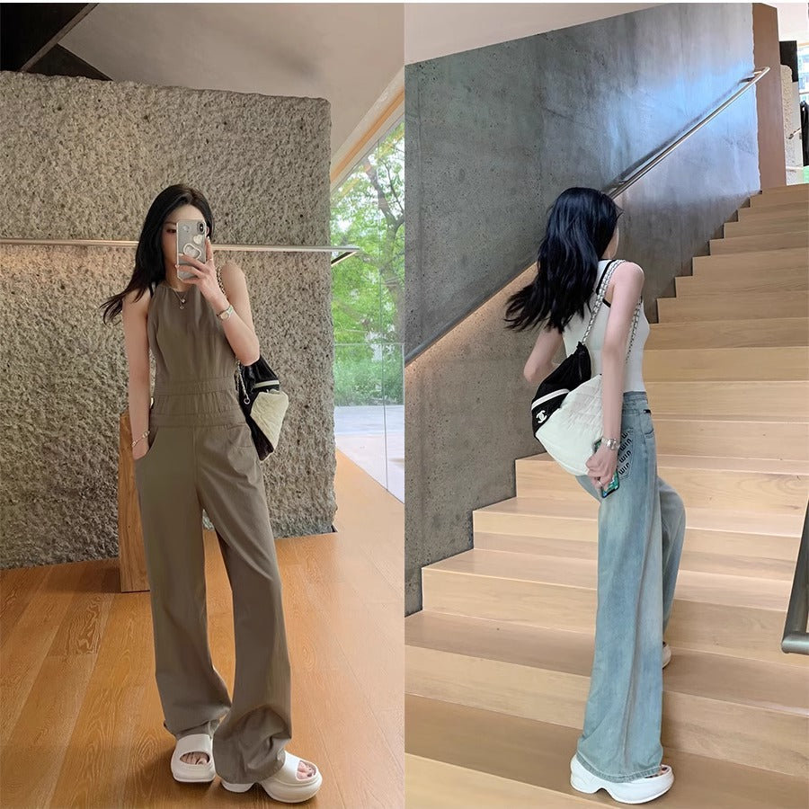 Dame Elegant Åben Bageste Slide Sandaler Stilla