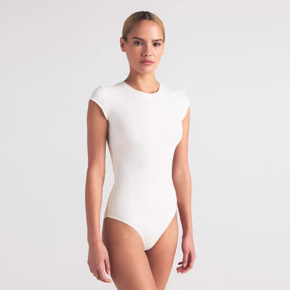Dame Soft-Fit Kortærmet Bodysuit Stilla