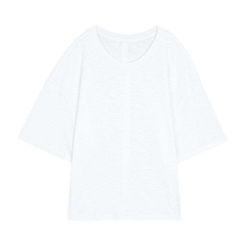 Dame afslappet oversized T-shirt med bred pasform og moderne design Stilla