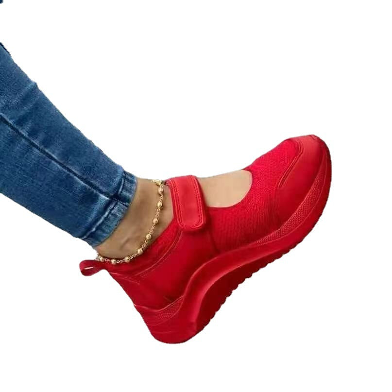 Dame Sportslige Mary Jane Sneakers med praktisk velcrolukning Stilla