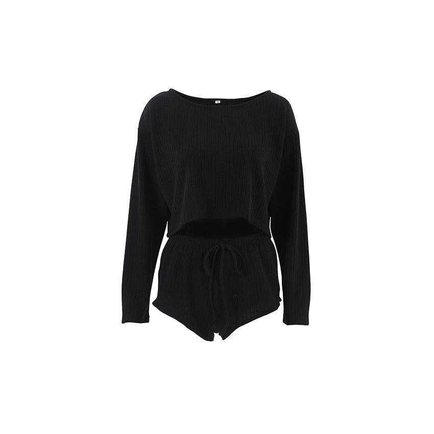 Dame afslappet cropped sæt Stilla