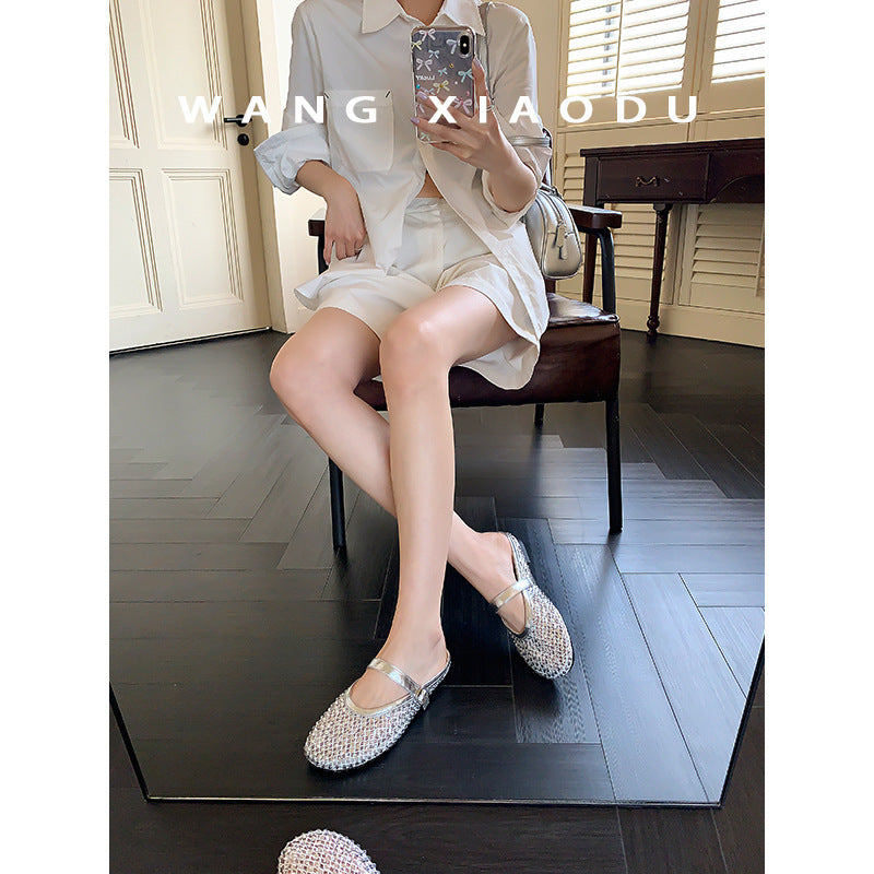 Dame Dekorative Nitter Slip-On Mules Stilla