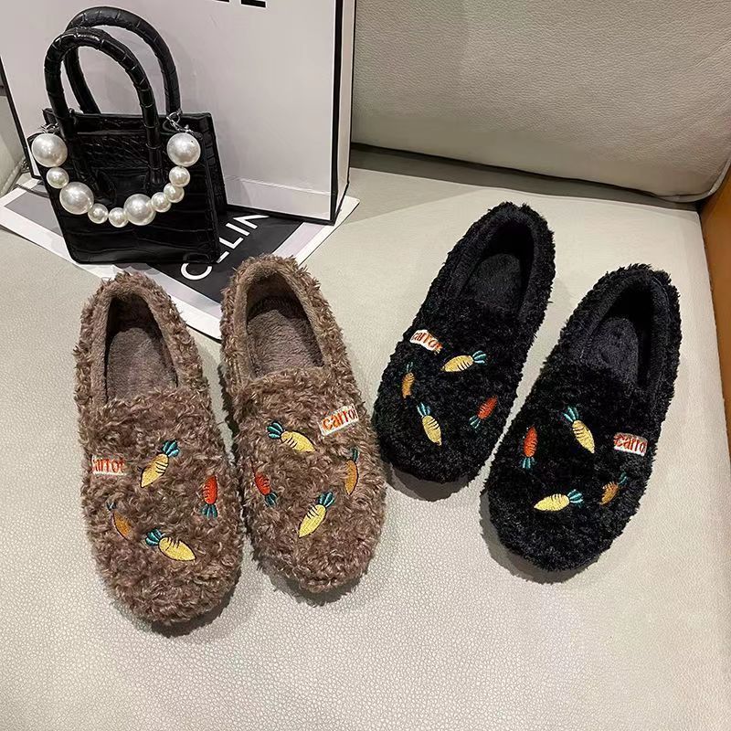 Femme Cozy Künstpels Hjemmesko Stilla