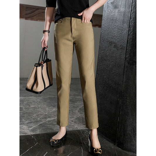 Dame elegant høj talje bukser med et moderigtigt snit og praktiske lommer Stilla