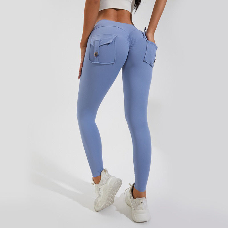 Damer Sporty Leggings med praktiske lommer Stilla