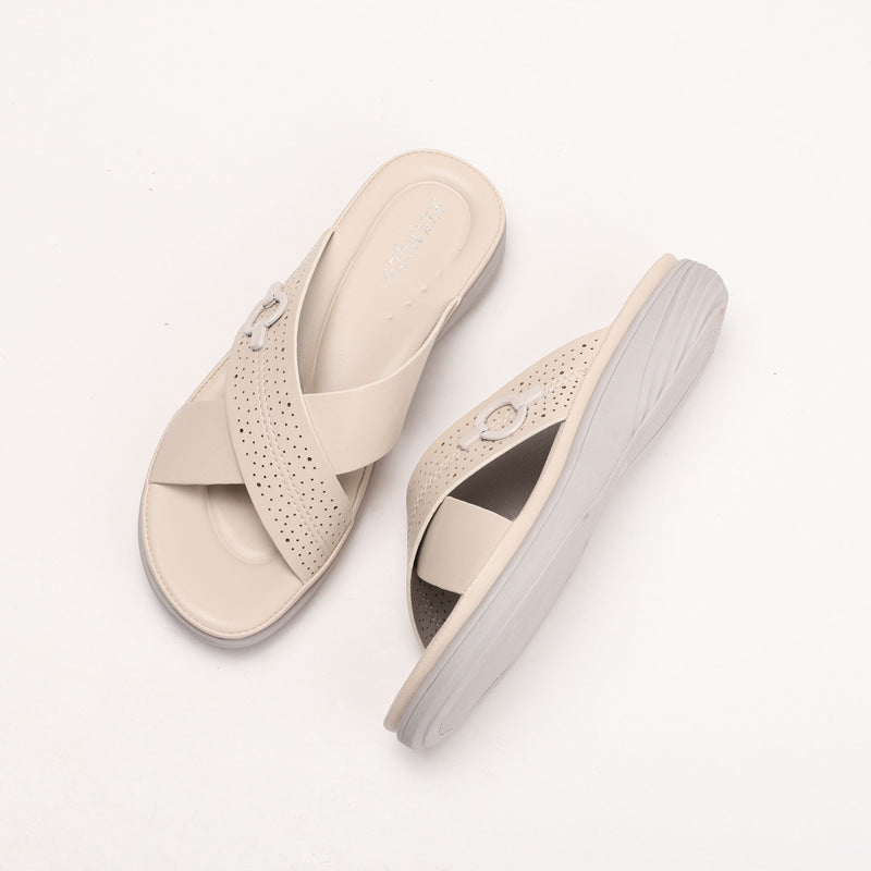 Dame Crosstrainer Pantoletten med ergonomisk fodbede design Stilla