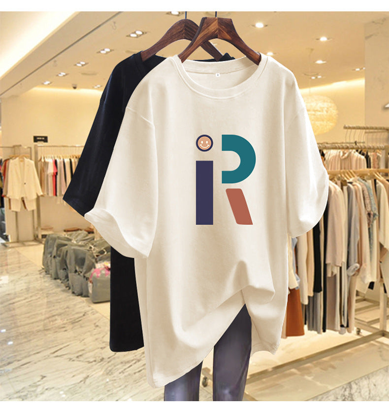 Dame Trend T-shirt med tiltalende grafiktryk og afslappet snit Stilla