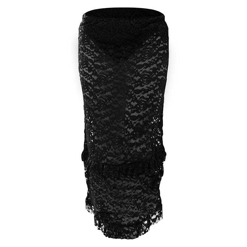 Dame Elegant Hæklet Strandnederdel Stilla