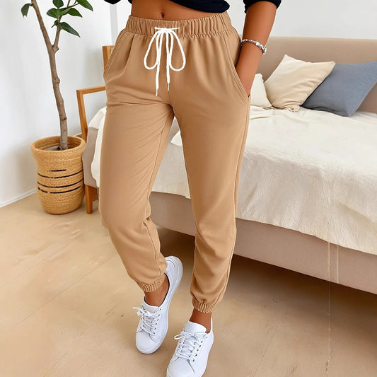 Dame fritids joggebukser med elastisk talje og praktiske lommer Stilla