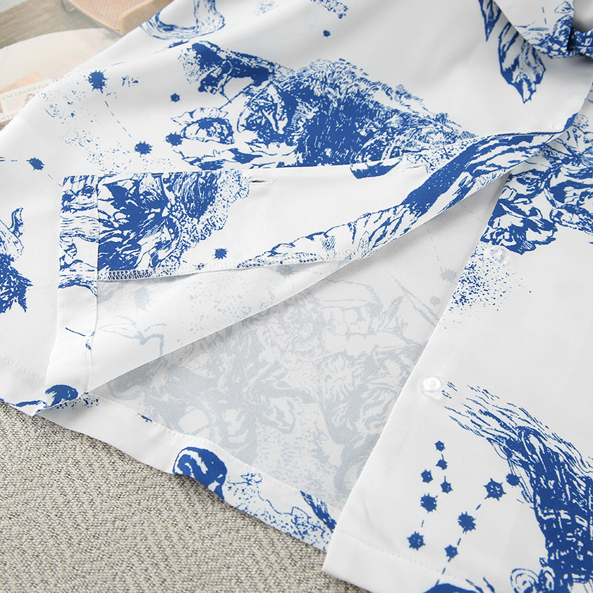 Dame afslappet sommer-outfit-sæt med blomsterprint og komfortabel pasform Stilla