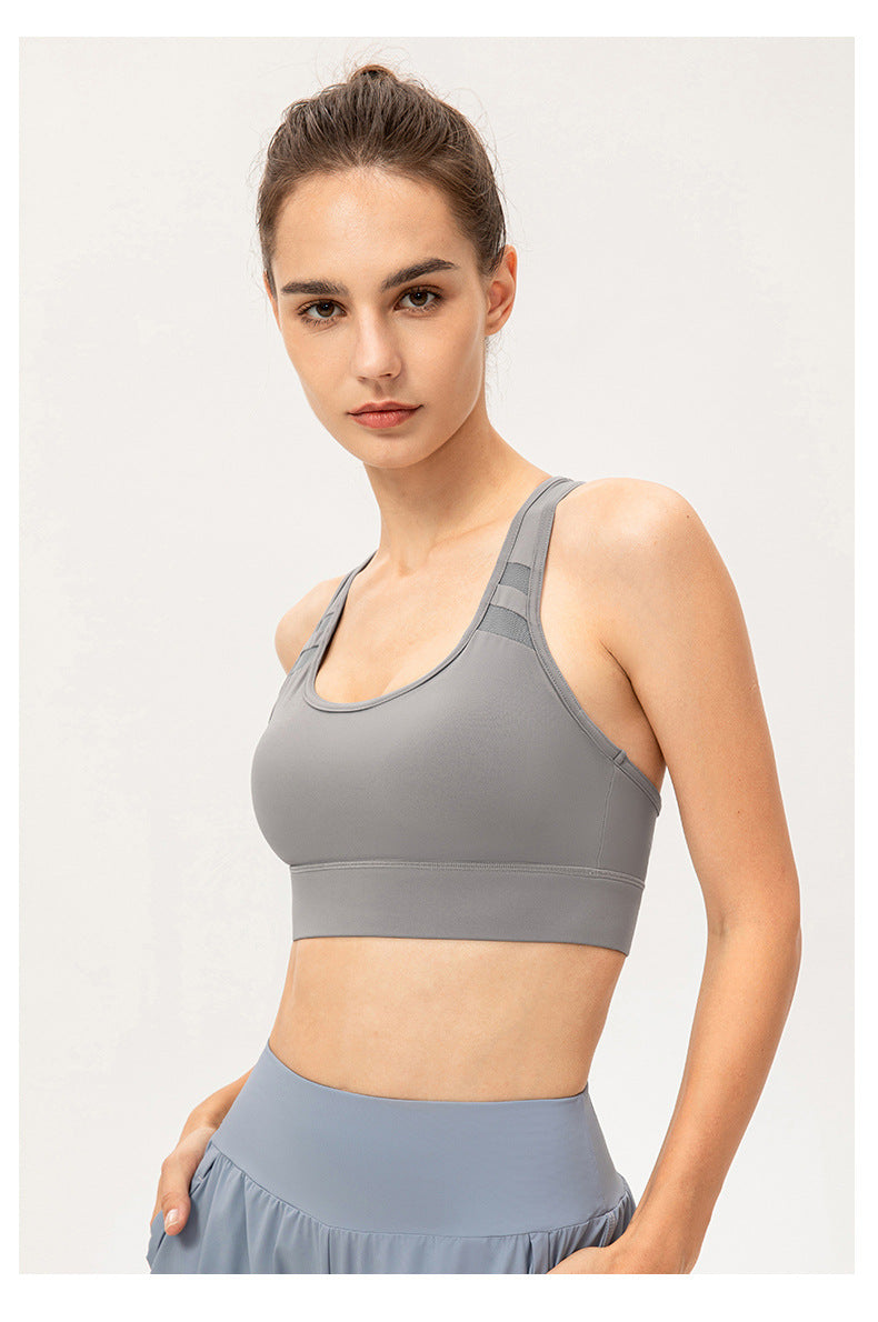 Stilla | Strength Én Delt Yoga Bh Justerbar Spænde Sportsveste, Stødabsorberende Løbe Træningsundertøj Til Kvinder
