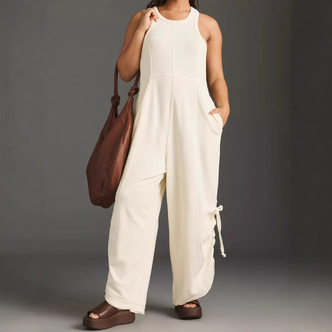 Dame Relaxed Fit Culotte Jumpsuit Stilla