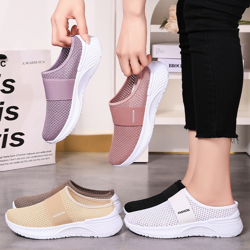 Femme Flexible Slip-On Walking Sneakers Stilla