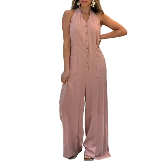 Dame Maxikjole i afslappet jumpsuit-stil Stilla
