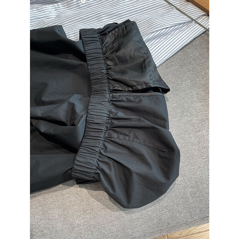 Dame afslappet Chino bukser med praktisk elastisk linning og moderne folder Stilla