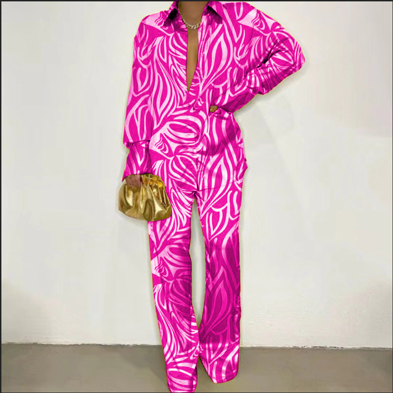 Dame Modeoversized Jumpsuit med kreative mønstre Stilla