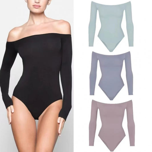Dame Off-Shoulder Langærmet Bodysuit Stilla