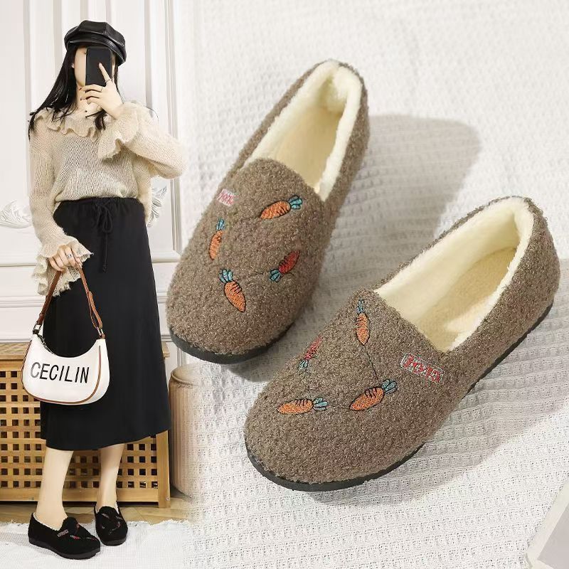 Femme Cozy Künstpels Hjemmesko Stilla