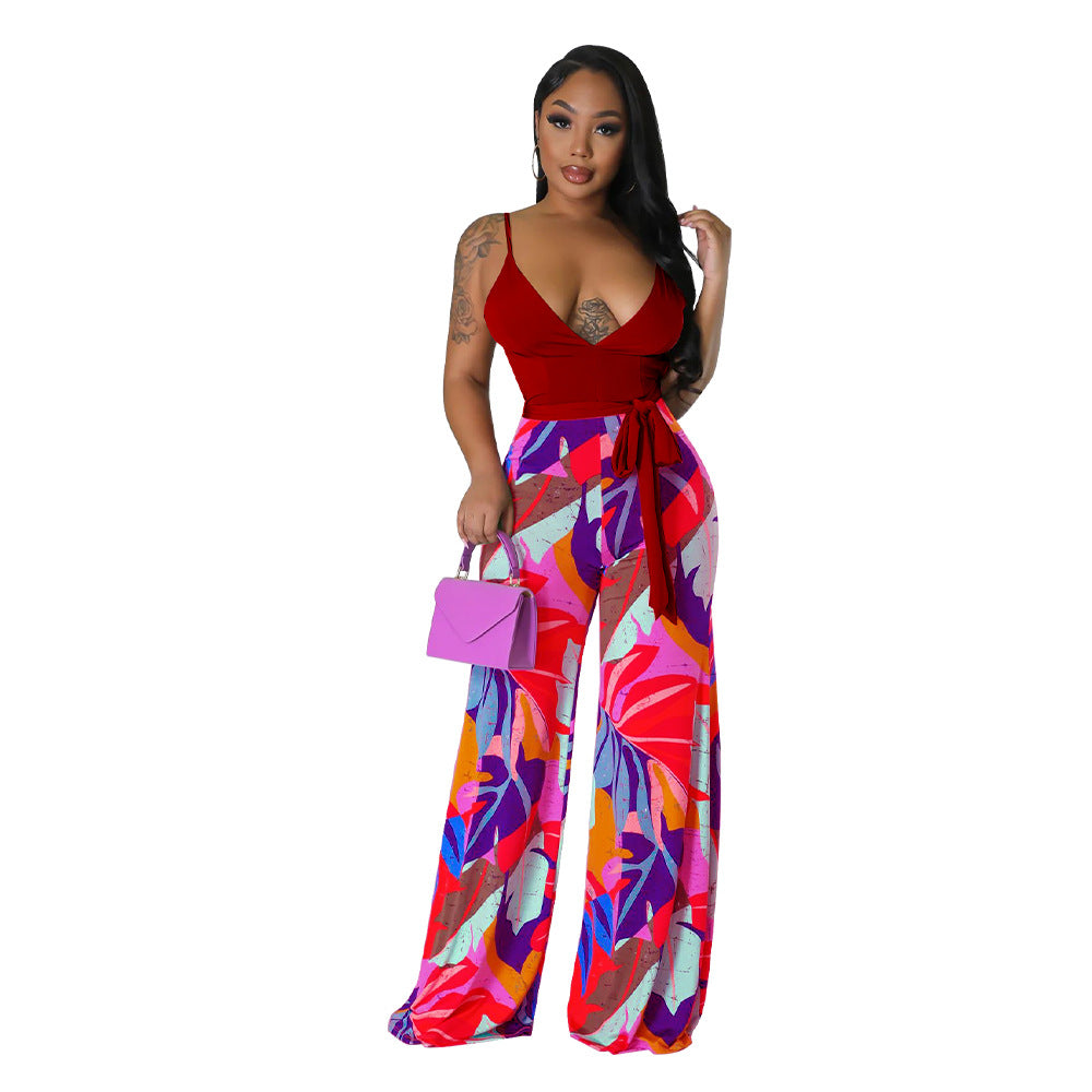 Dame Jumpsuit med flydende snit og elegant taljering Stilla