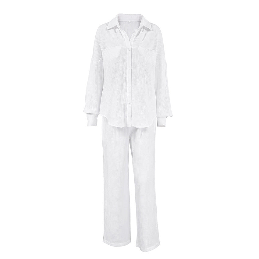 Dame fritids-jumpsuit lavet af let, åndbart stof med elegant struktur Stilla