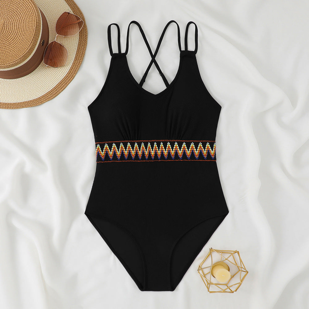 Dame Cross-Back Strop Einteiler Badedragt Stilla