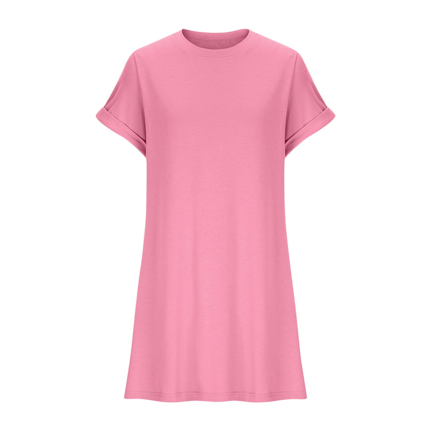 Dame afslappet lomme T-shirt kjole Stilla