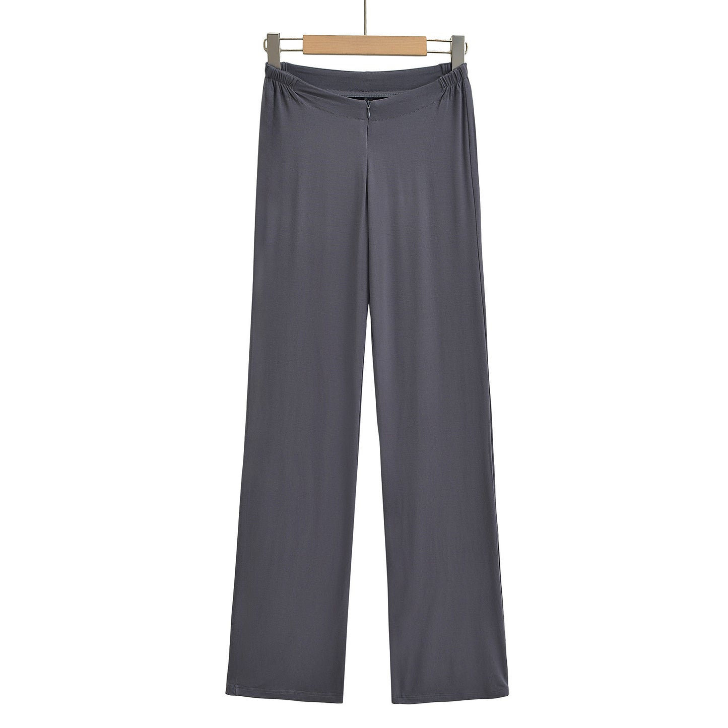 Dame afslappede høj talje fritid bukser med bred pasform Stilla