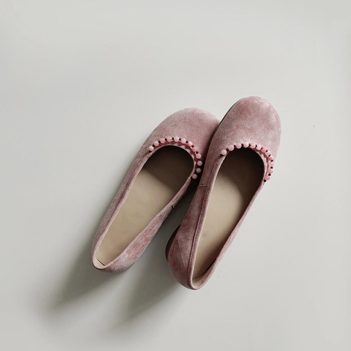 Damer Elegante Flade Ballerina Sko med Dekorativt Udsmykket Accent Stilla