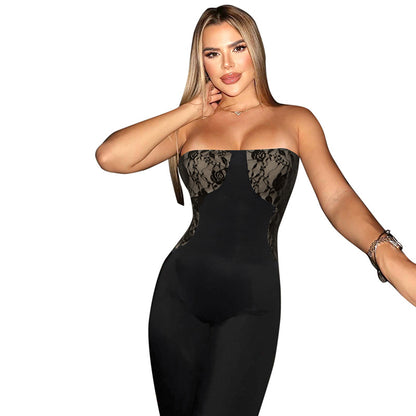 Femme Strapless Spids Bodysuit Jumpsuit Stilla