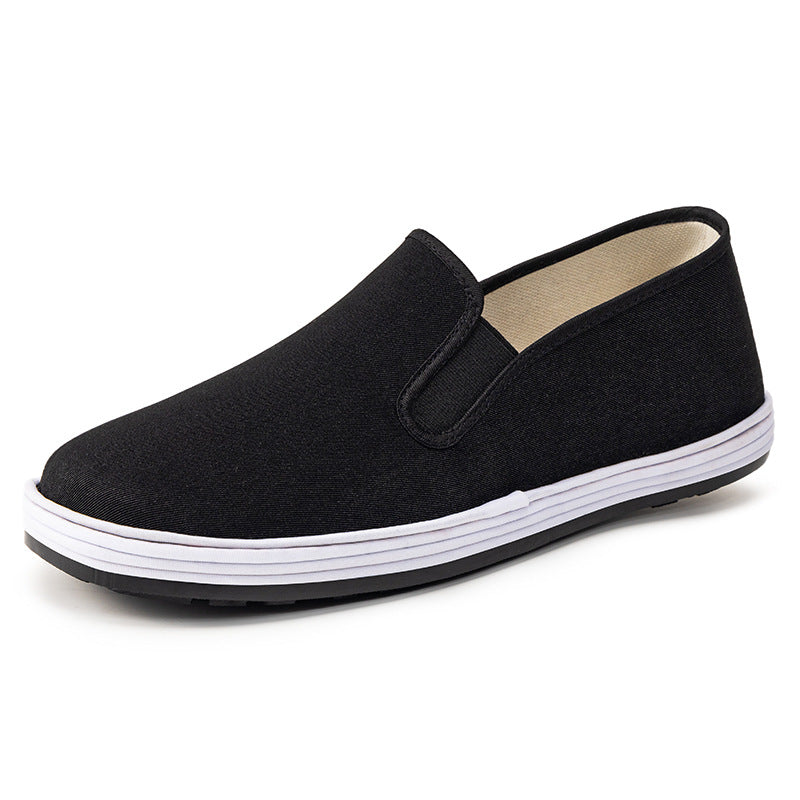 Dames Slip-On Canvas Fritids sko med polstret indersål Stilla