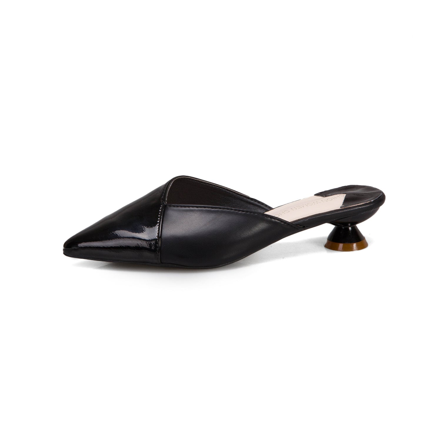 Dame Slingback Mules med spids tåform og trendy blokhæl Stilla