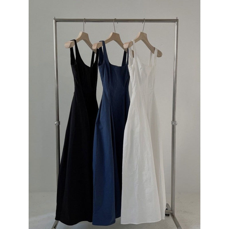 Dame A-linje Uden ærmer Maxikjole Stilla