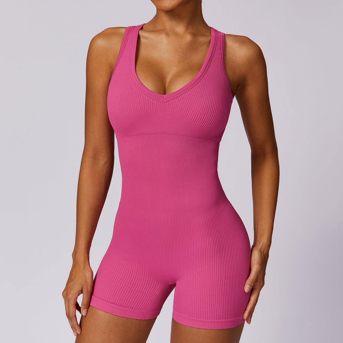 Stilla | Elastic Seamless Tight Yoga Jumpsuit Belly Contracting, Hip Lifting Fitness Jumpsuit Til Kvinder